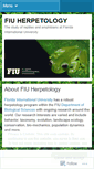 Mobile Screenshot of herpetologylab.org