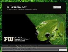 Tablet Screenshot of herpetologylab.org